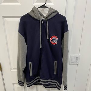 Majestic Chicago Cubs Letterman Style Full Zip Hoody XL